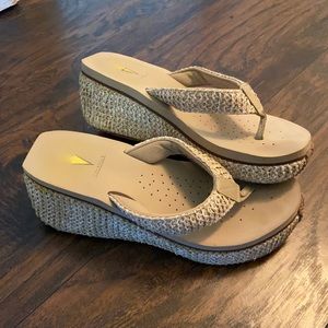 Volatile Wedge Flip Flops